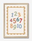 Numbers Wall Print