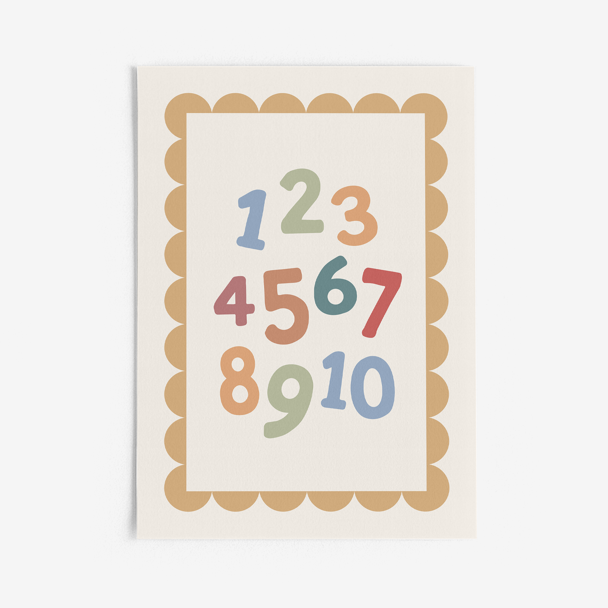 Numbers Wall Print