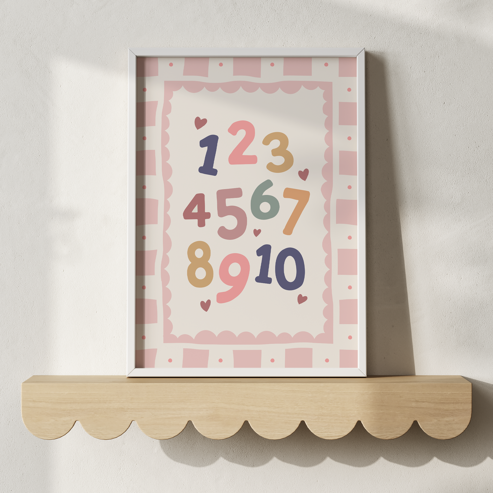 Numbers Wall Print