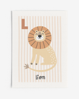 L is for Lion Print