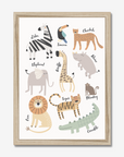 Safari Animals Print