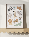 Safari Animals Print