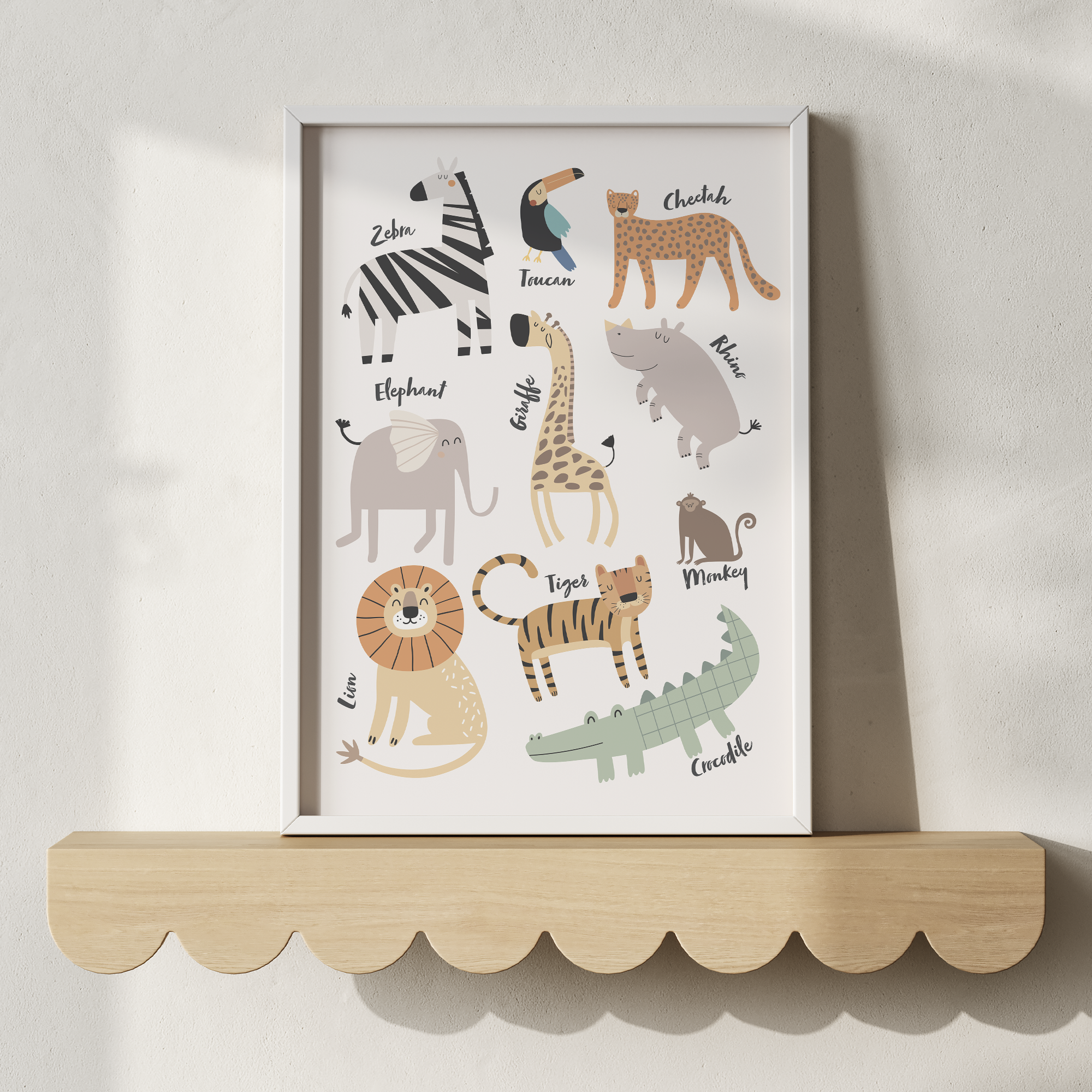 Safari Animals Print