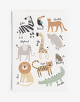 Safari Animals Print