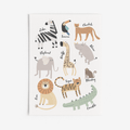 Safari Animals Print