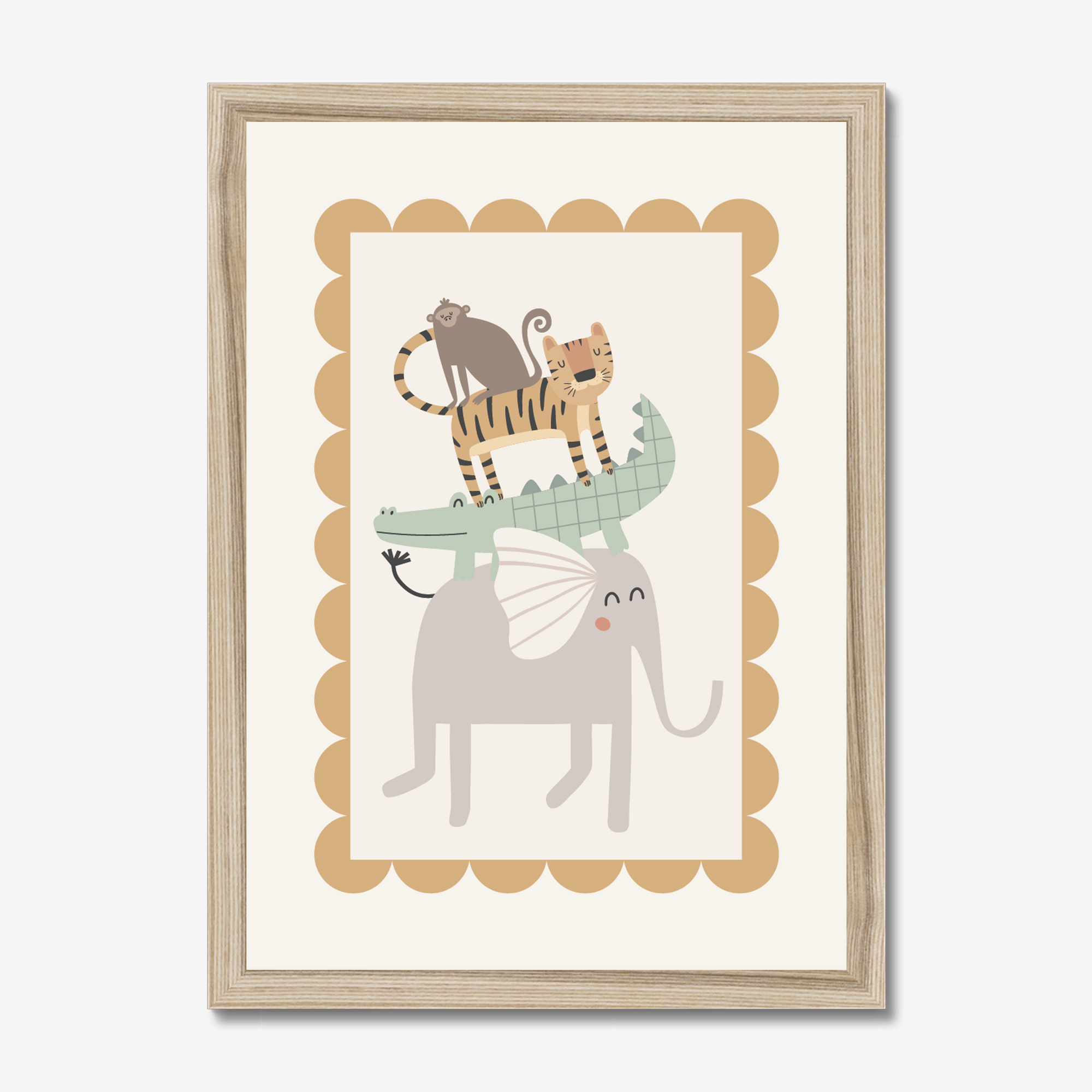 Safari Friends Print