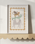 Safari Friends Print