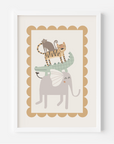 Safari Friends Print