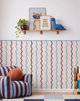 Wiggly Lines Wall Panel