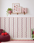 Wiggly Lines Wall Panel