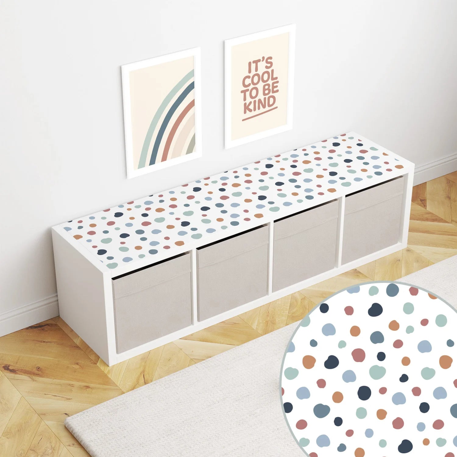 Abstract Dots Warm Decal DF5.