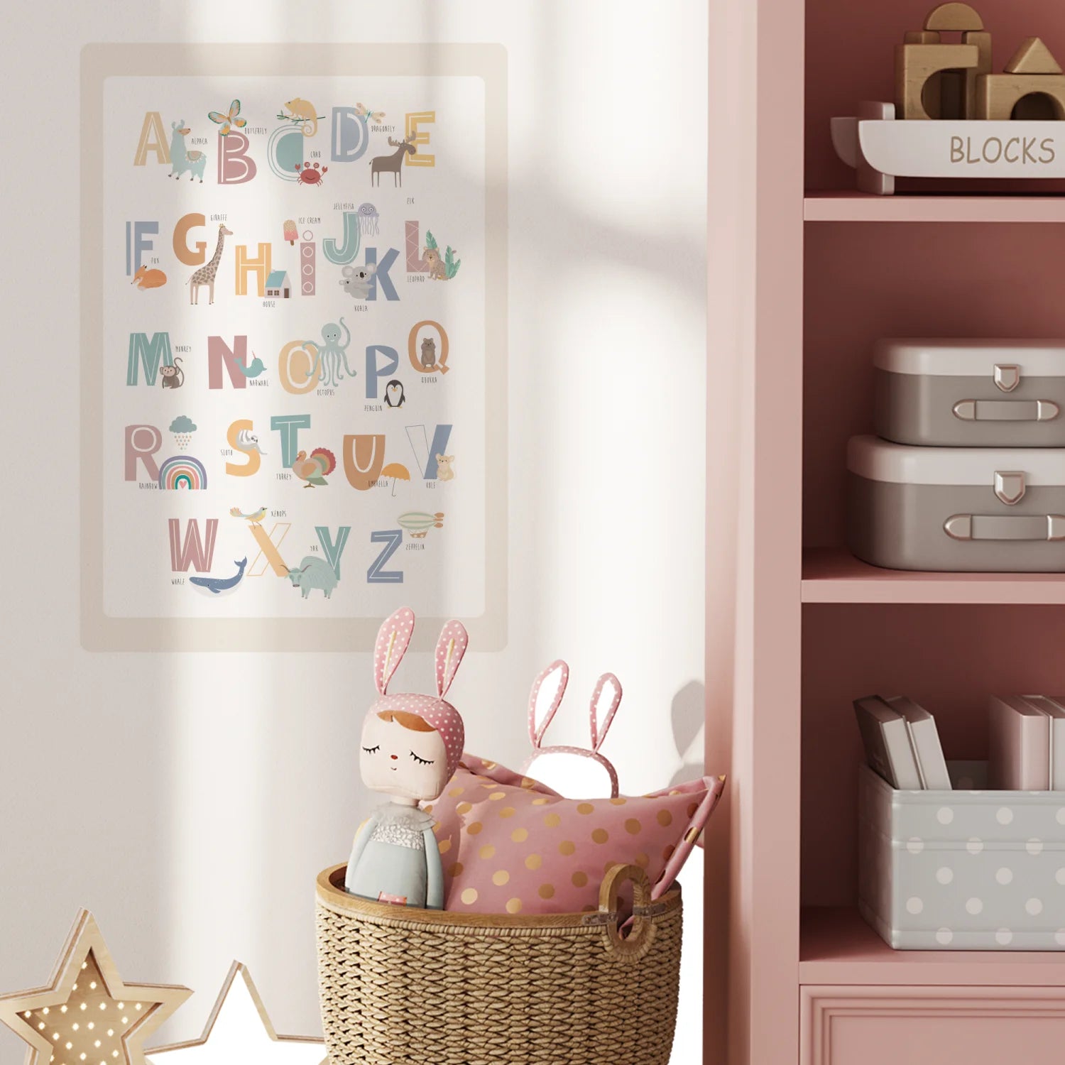 Animal Alphabet Wall Decal - DW10. Decals