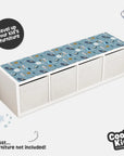 Kallax Shelf Animals In Space Decal - Furniture Decals