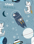 Kallax Shelf Animals In Space Decal - Furniture Decals