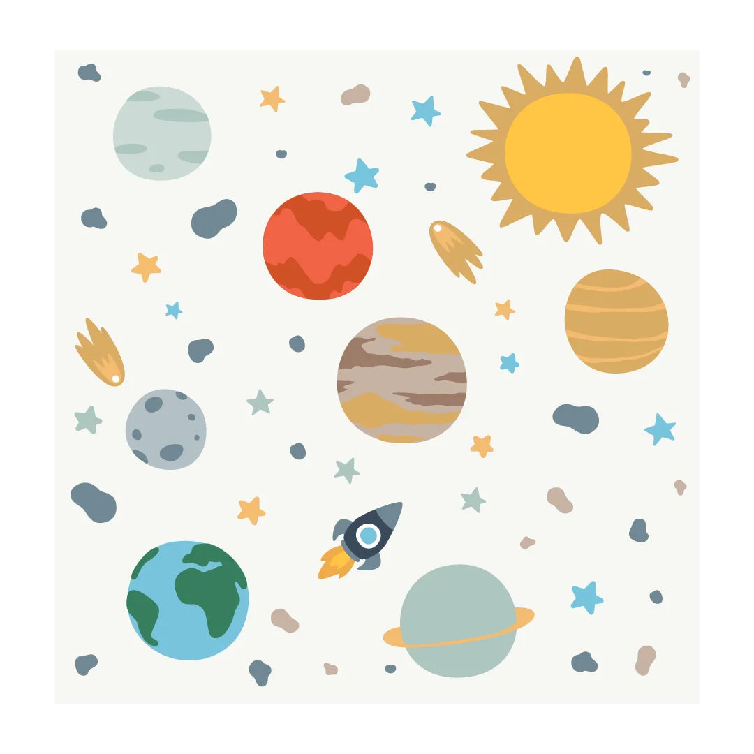 Big Planets Wall Decal - DW7. Space Decals
