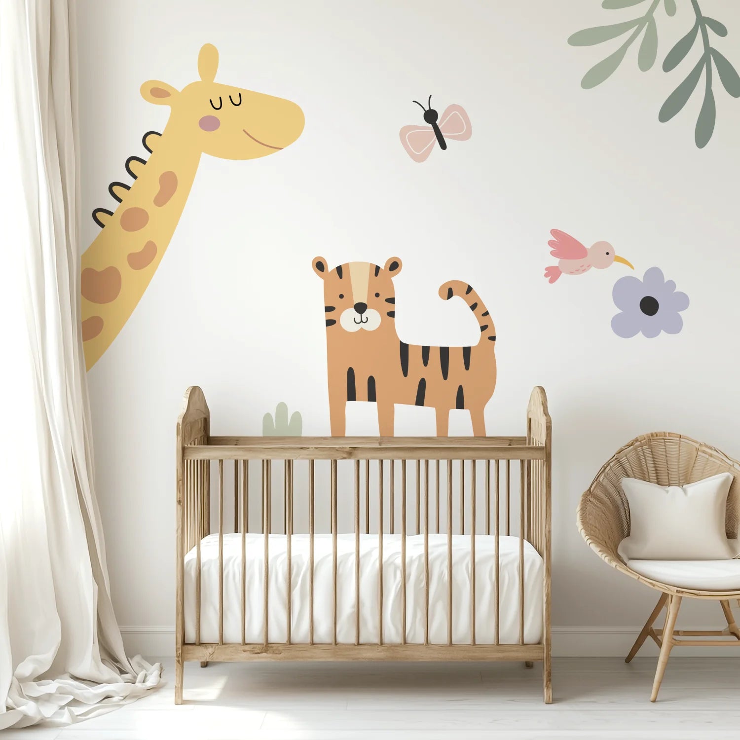Big Safari Animals Wall Decals - DW5. Animal