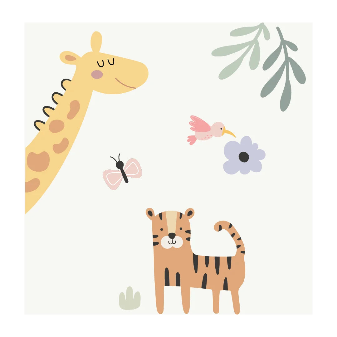 Big Safari Animals Wall Decals - DW5. Animal