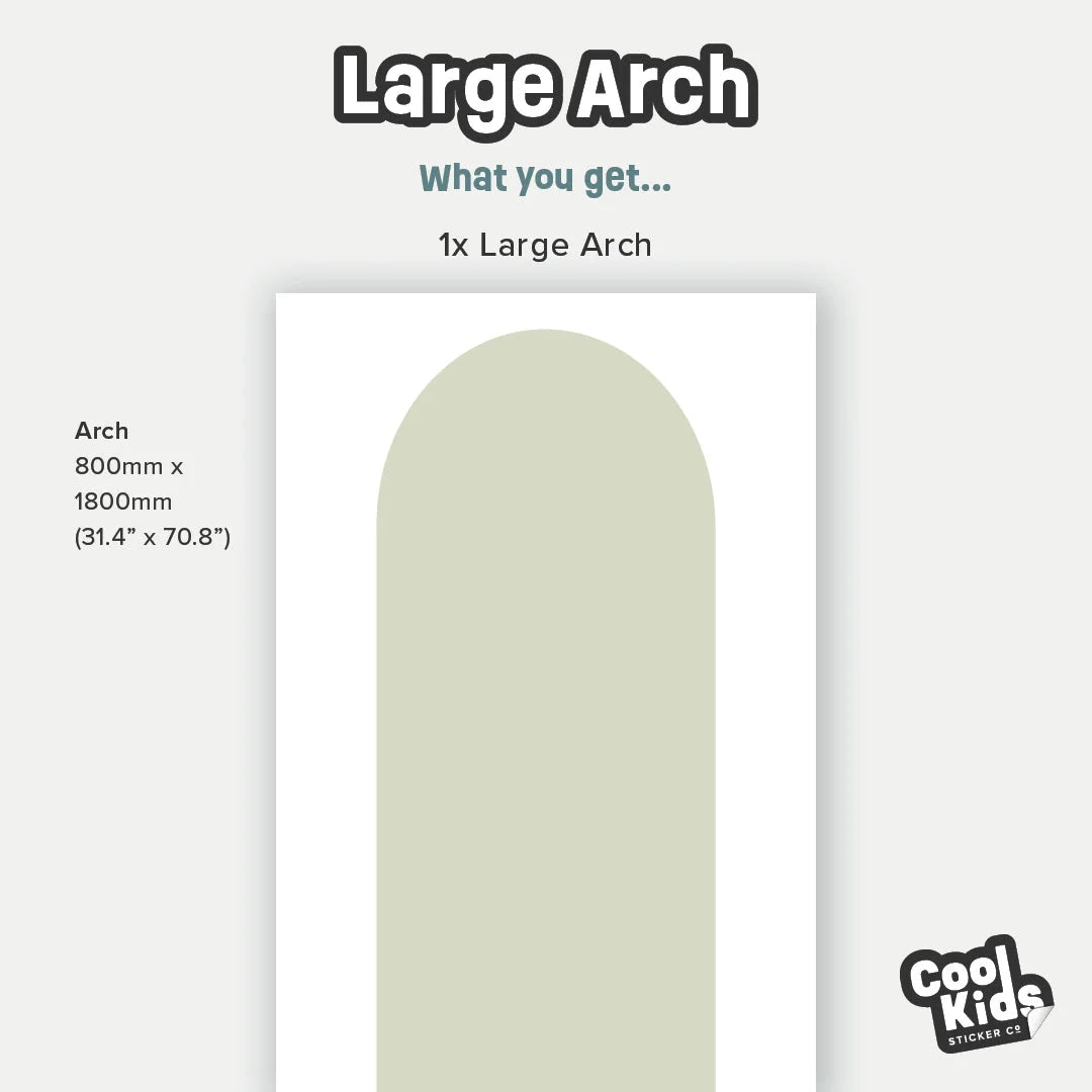 Block Coloured Arches - Singles Duo’s + Trio’s - DW12. Arch