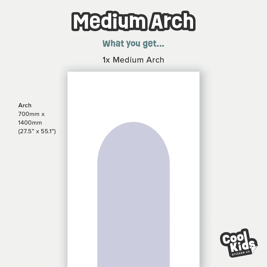 Block Coloured Arches - Singles Duo’s + Trio’s - DW12. Arch