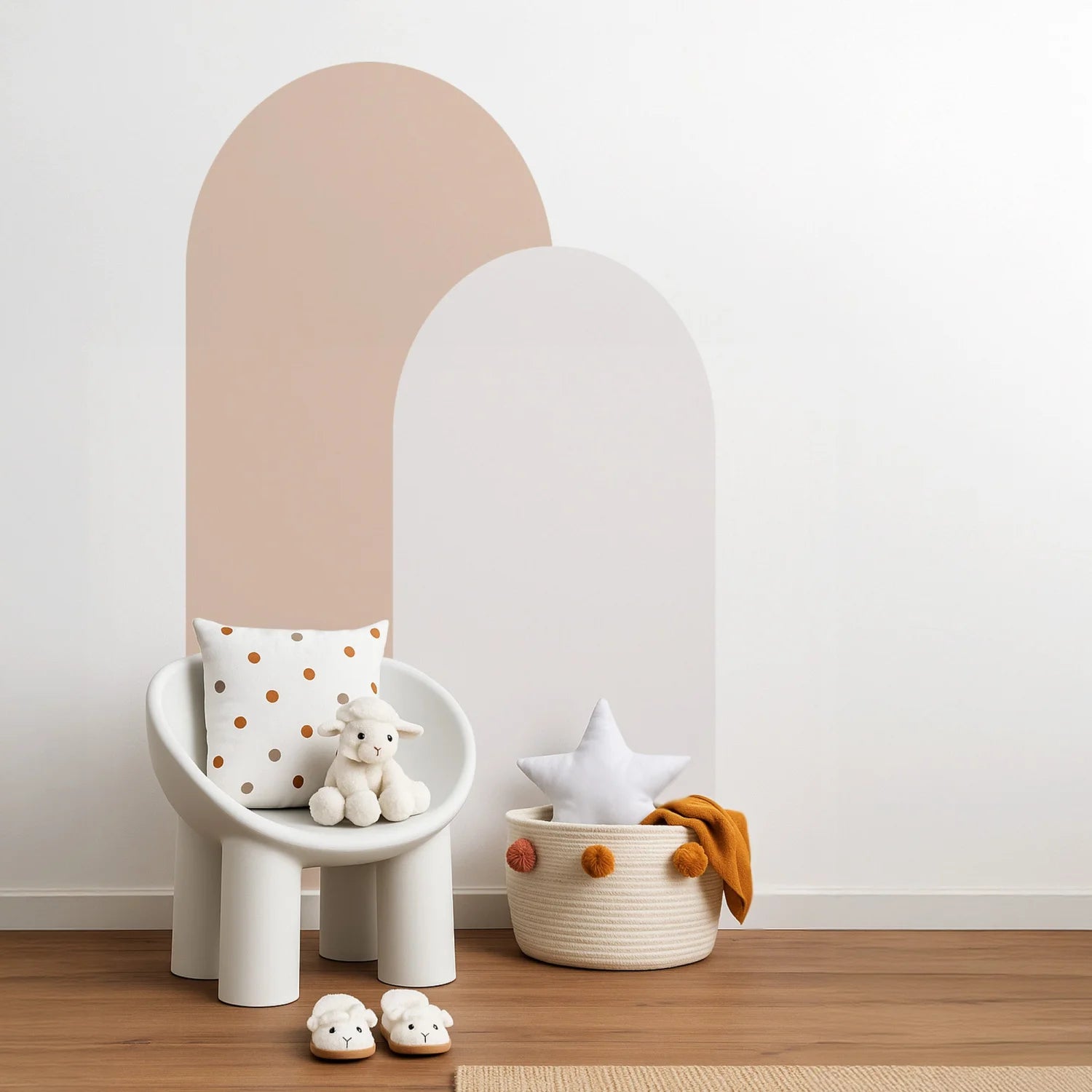 Block Coloured Arches - Singles &amp; Pairs - DW12. Arch Decals