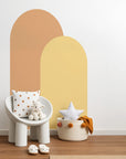 Block Coloured Arches - Singles & Pairs - DW12. Arch Decals