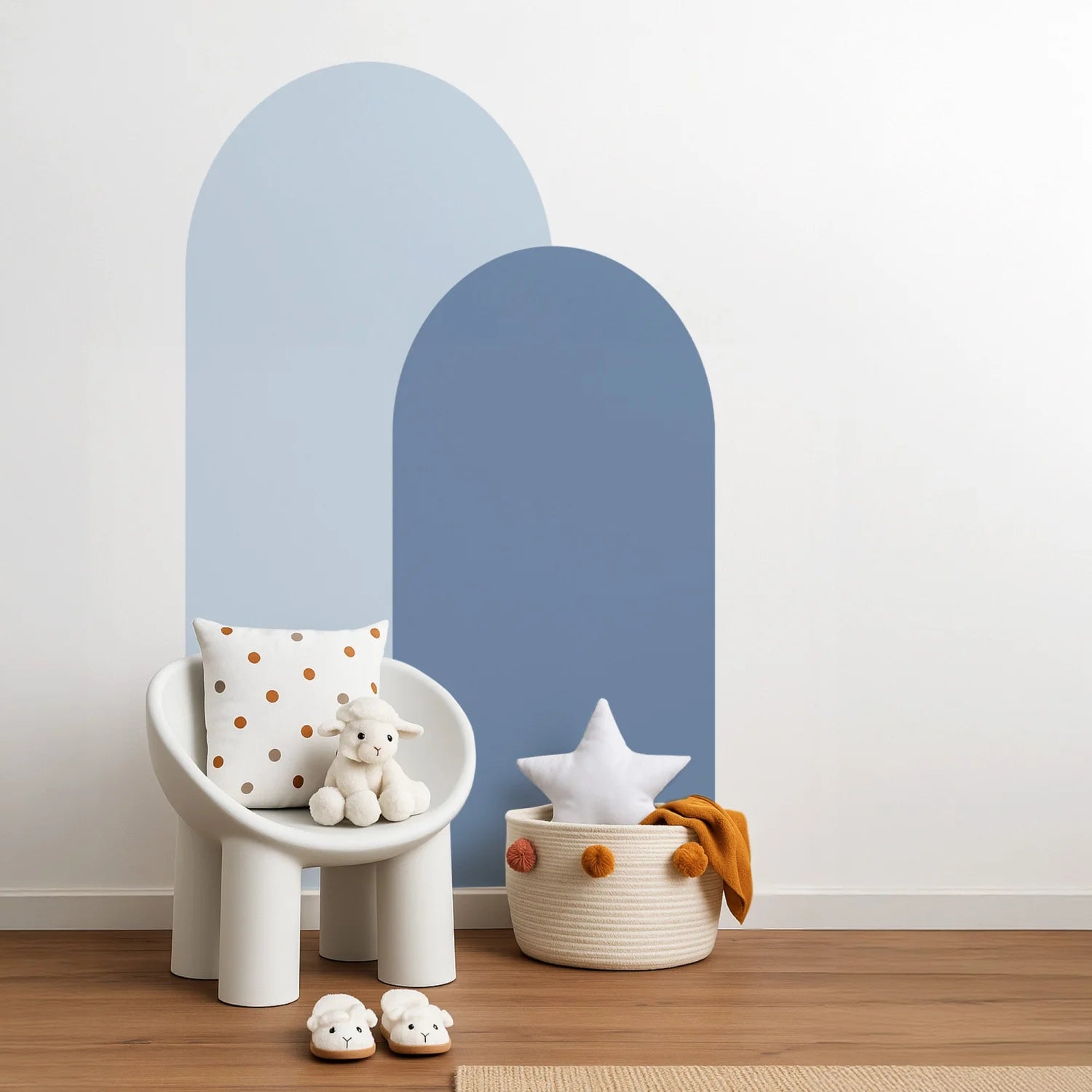 Block Coloured Arches - Singles &amp; Pairs - DW12. Arch Decals