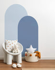 Block Coloured Arches - Singles & Pairs - DW12. Arch Decals