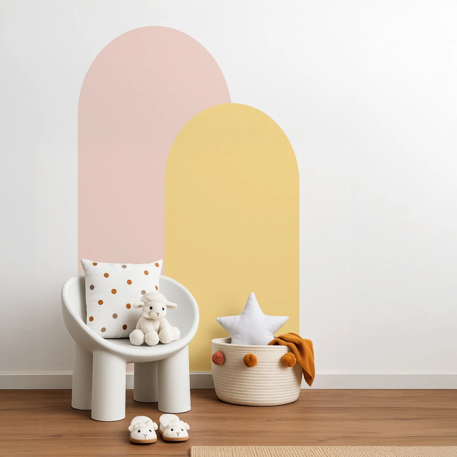 Block Coloured Arches - Singles & Pairs - DW12. Arch Decals