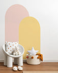 Block Coloured Arches - Singles & Pairs - DW12. Arch Decals