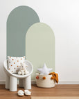Block Coloured Arches - Singles & Pairs - DW12. Arch Decals