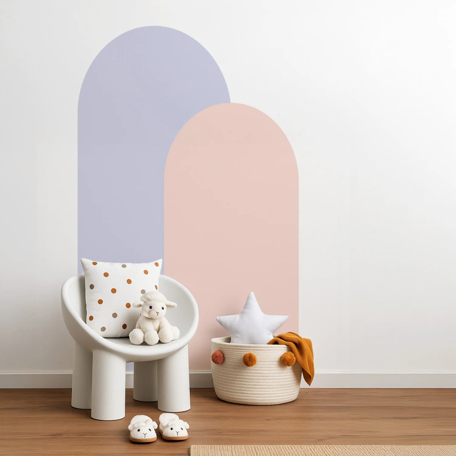 Block Coloured Arches - Singles &amp; Pairs - DW12. Arch Decals
