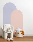 Block Coloured Arches - Singles & Pairs - DW12. Arch Decals