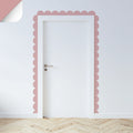 Pinks & Purples Scalloped Border Decals - Blush - DW14.