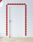 Oranges & Yellows Scalloped Border Decals - Brick - DW14.