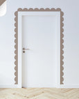 Neutrals Scalloped Border Decals - Mocha - DW14. Borders
