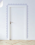 Pinks & Purples Scalloped Border Decals - Lavender - DW14.