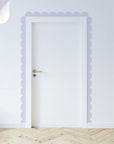 Pinks & Purples Scalloped Border Decals - Lavender - DW14.