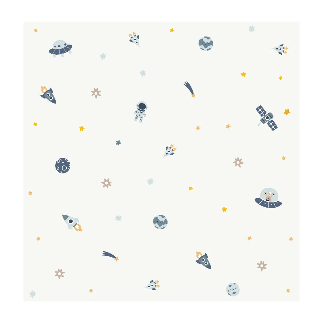 Blue Planets Kid’s Wall Decal - DW7. Space Decals