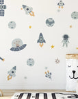 Blue Planets Kid’s Wall Decal - Decals Sea and Space