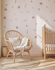 Boho Florals Wall Decal - DW2. Floral Decals