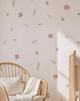 Boho Florals Wall Decal - DW2. Floral Decals
