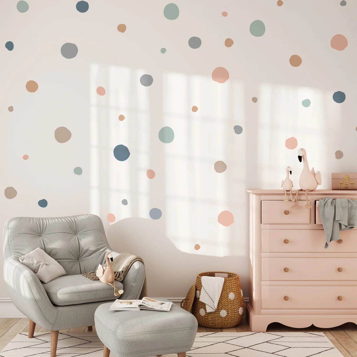 BOHO Polka Dot Wall Decal - DW0. Decals