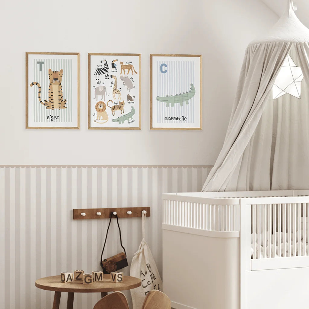 C is for Crocodile Print - WP1. Wall Prints