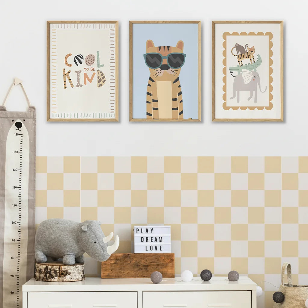 Checkered Wall Panels - DW11.