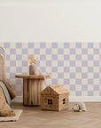Checkered Wall Panels - Milk & Lavender - DW11.