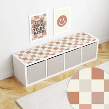 Kallax Shelf Checkers Decal