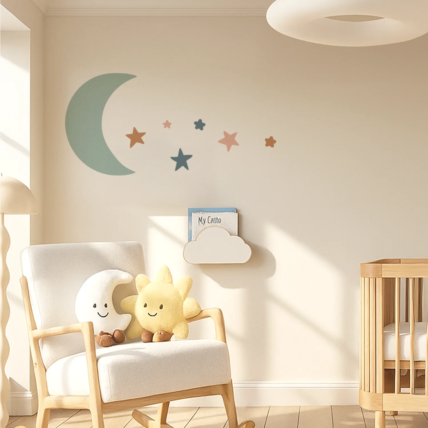 Childlike Moonscape Wall Decal - DW7. Space Decals