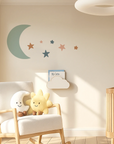 Childlike Moonscape Wall Decal - DW7. Space Decals
