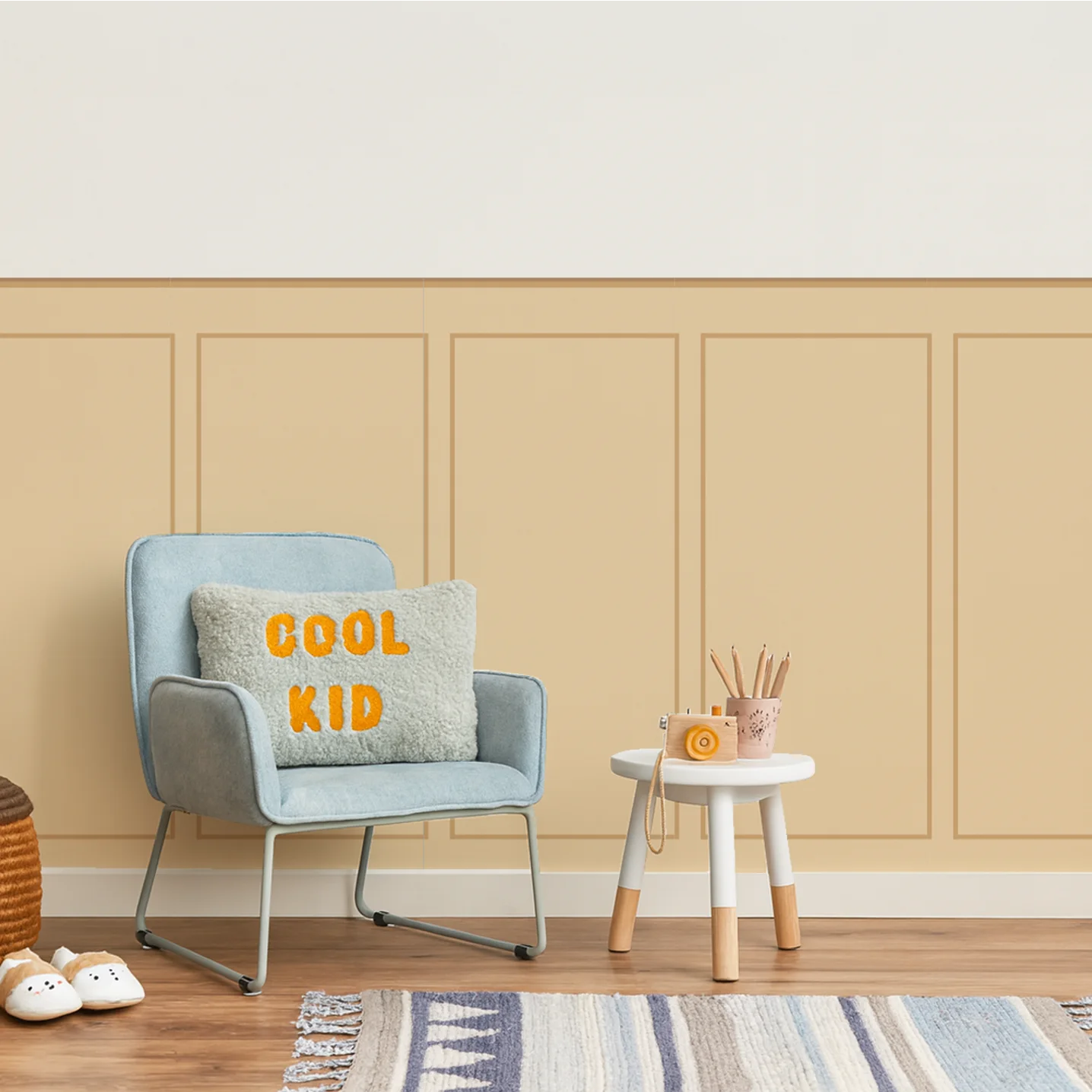 Classic Box - Panelled Wall Panels - Butter - DW11.