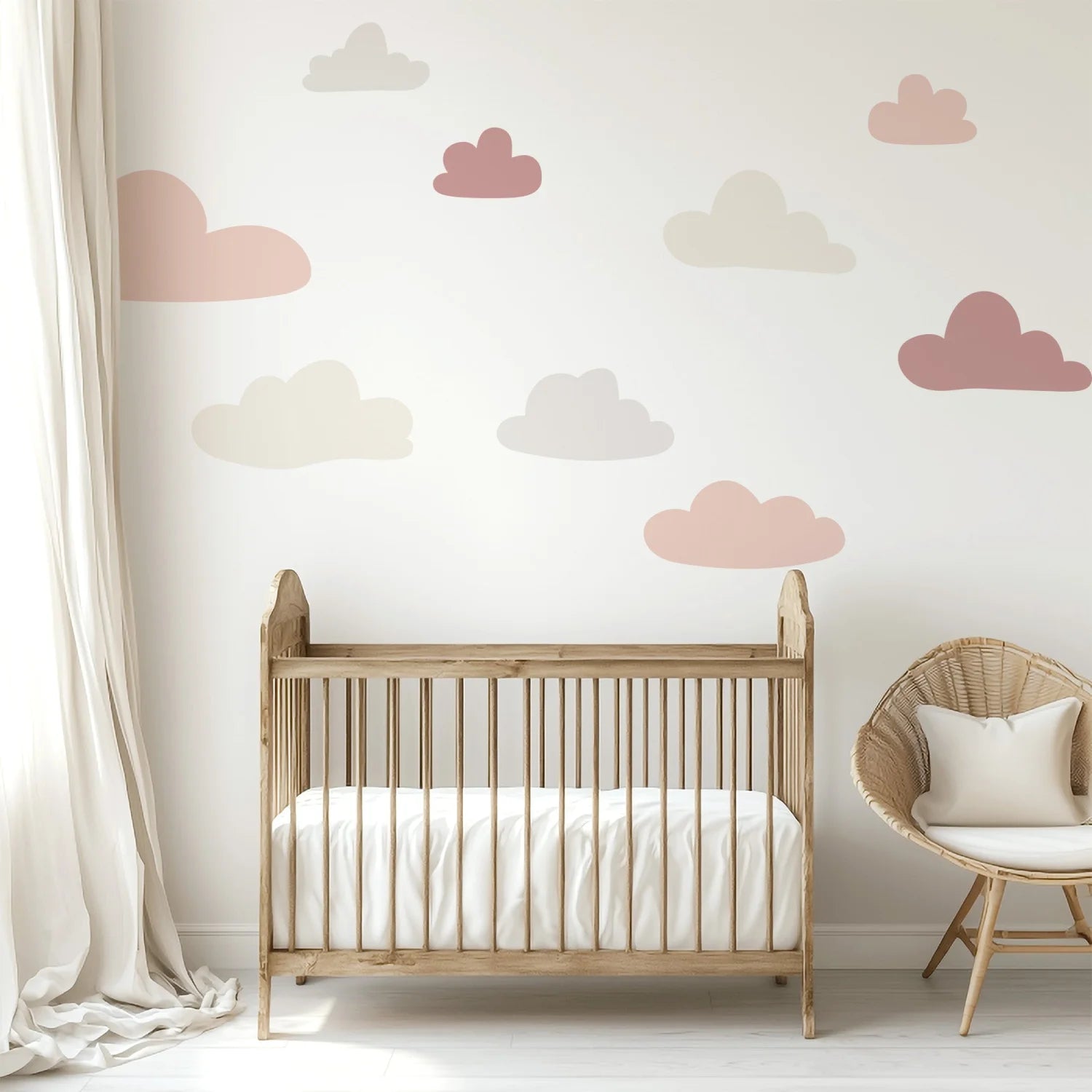 Cloud Wall Decals - Dawn - DW3. Rainbow Sun Clouds